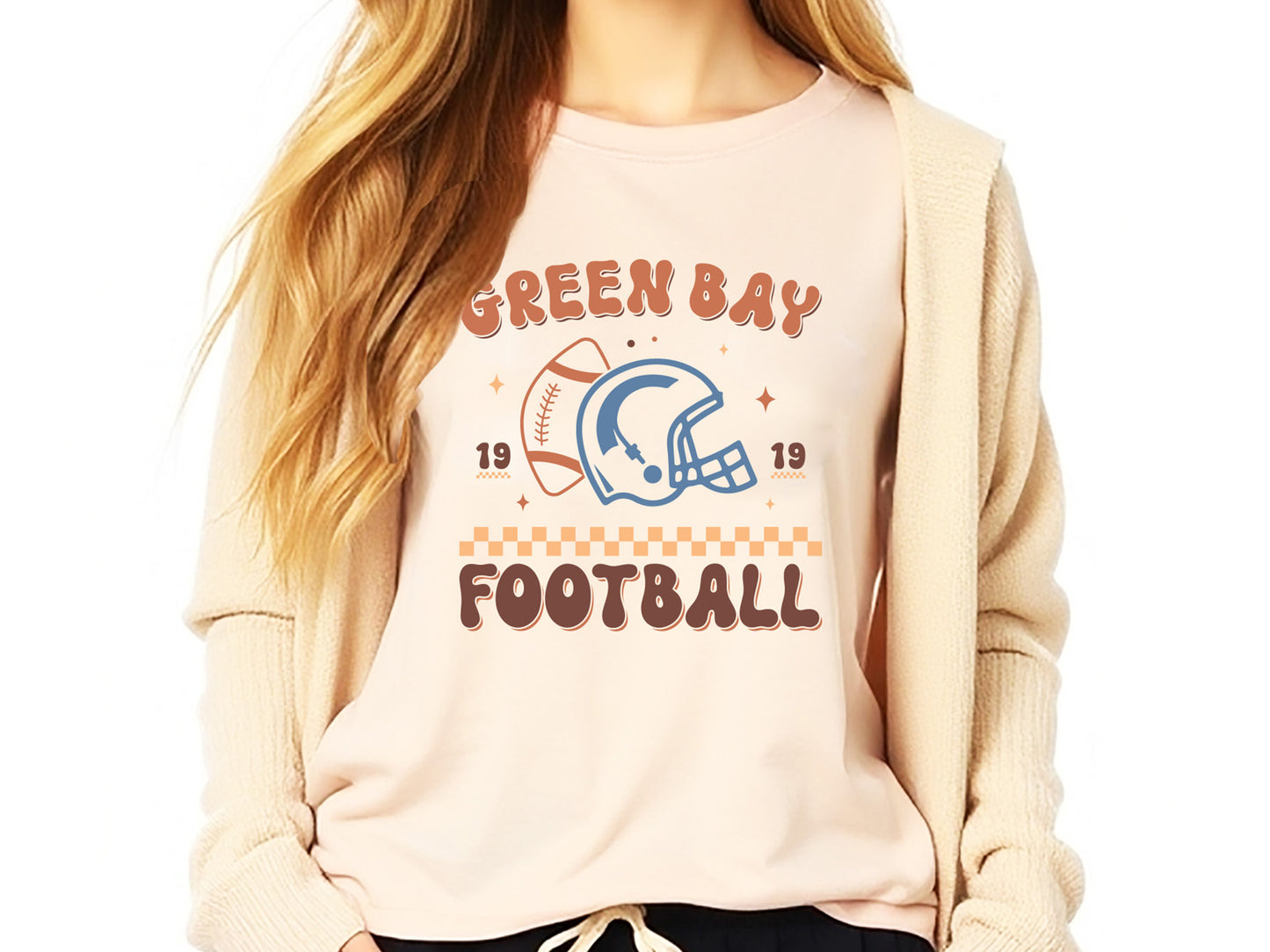 Retro Green Bay Football SVG File