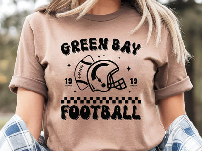 Retro Green Bay Football SVG File