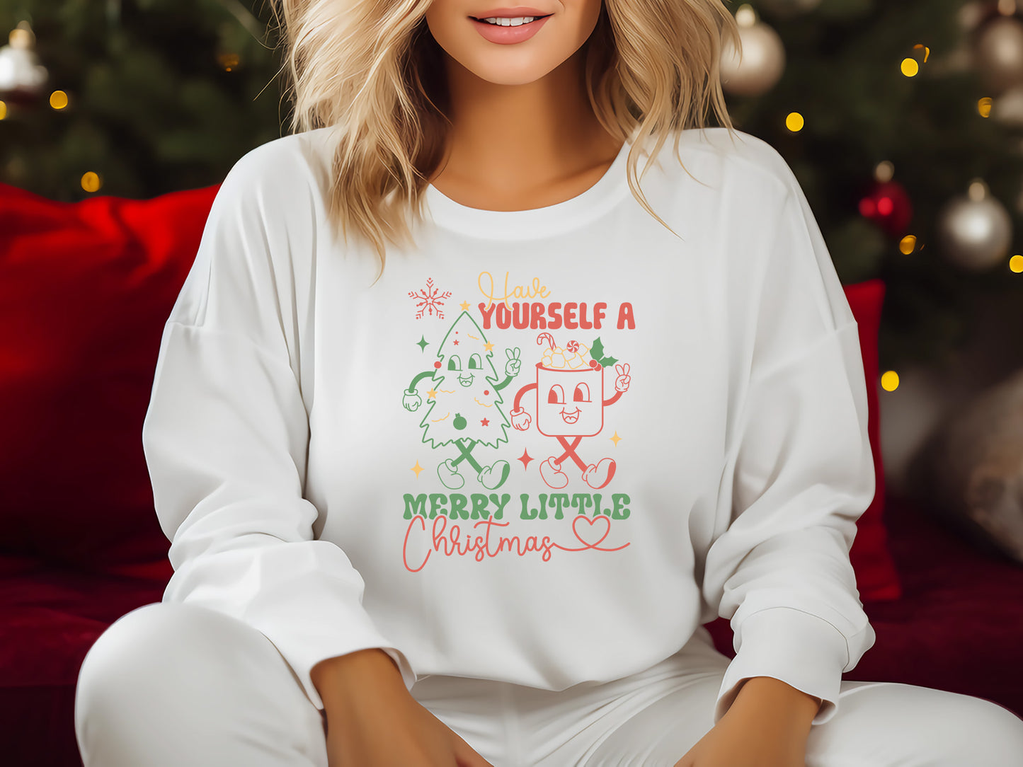 Retro Have Yourself a Merry Little Christmas SVG File