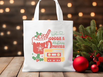 Retro Hot Cocoa and Christmas Movies SVG