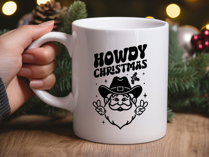 Retro Howdy Christmas SVG