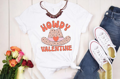 Retro Howdy Valentine PNG Sublimation