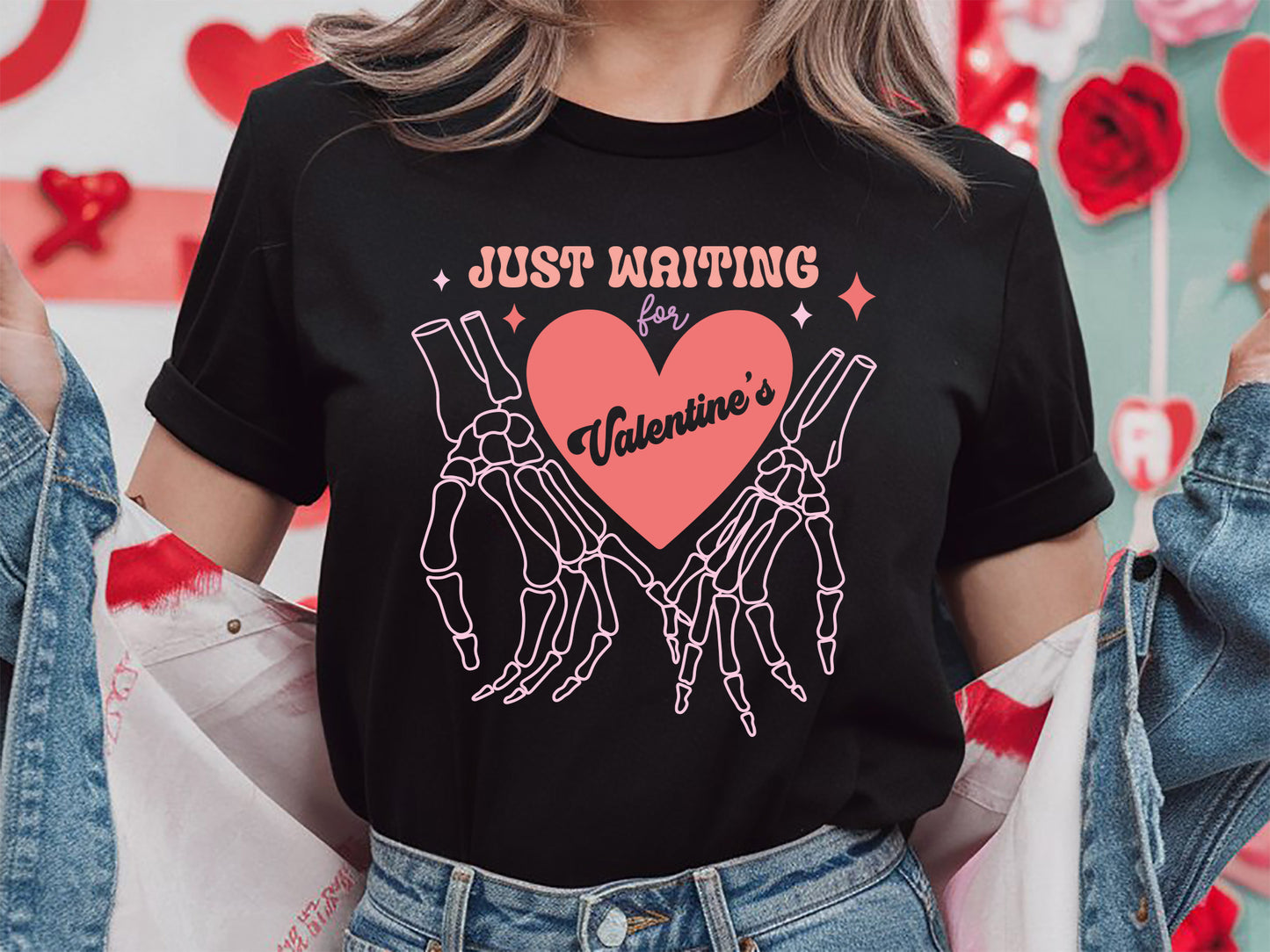 Retro Just Waiting for Valentine's SVG