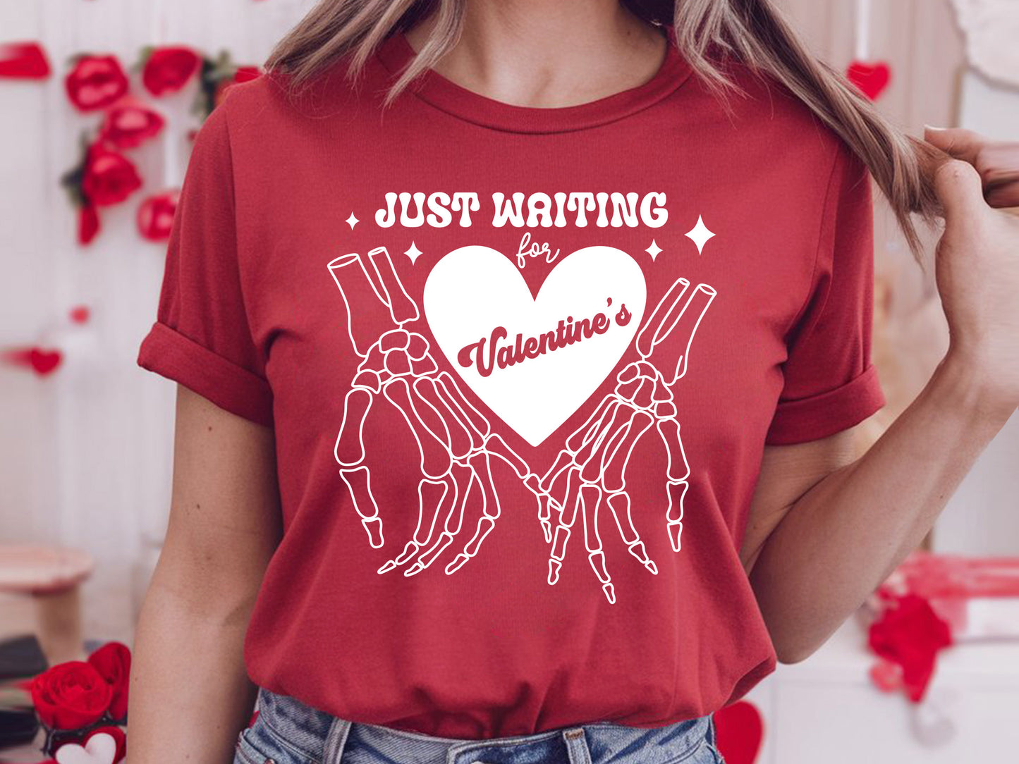 Retro Just Waiting for Valentine's SVG