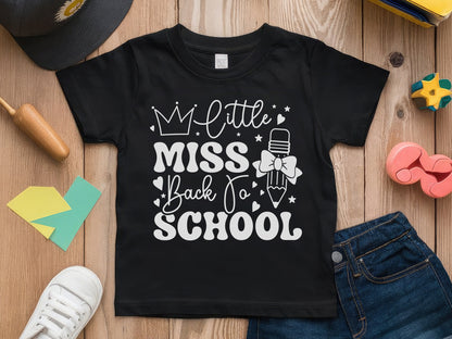 Retro Little Miss Back To School SVG