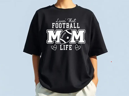 Retro Livin That Football Mom Life SVG File