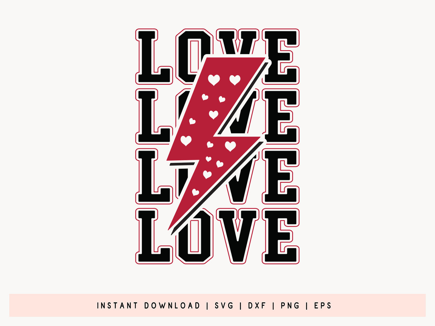 Retro Love Valentine Teacher SVG Graphic