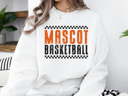 Retro Mascot Basketball SVG File