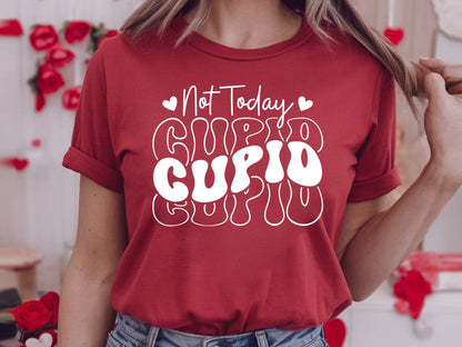 Retro Not Today Cupid Anti Valentine SVG