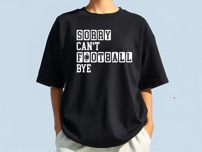 Retro Sorry Can't Football Bye SVG Graphic