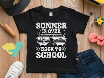 Retro Summer is Over Back to School SVG