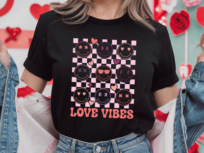 Retro Valentine SVG Cut File - Love Vibes