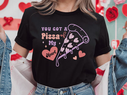 Retro Valentine SVG Vector - You Got A Pizza of My Heart