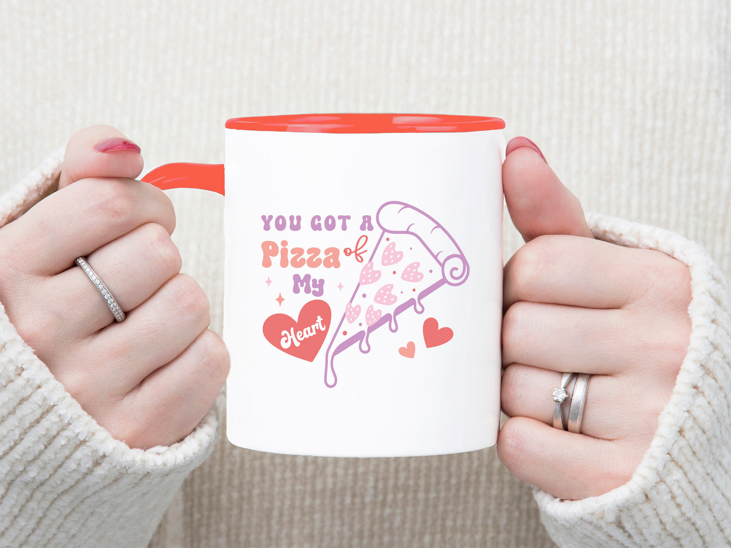 Retro Valentine SVG Vector - You Got A Pizza of My Heart