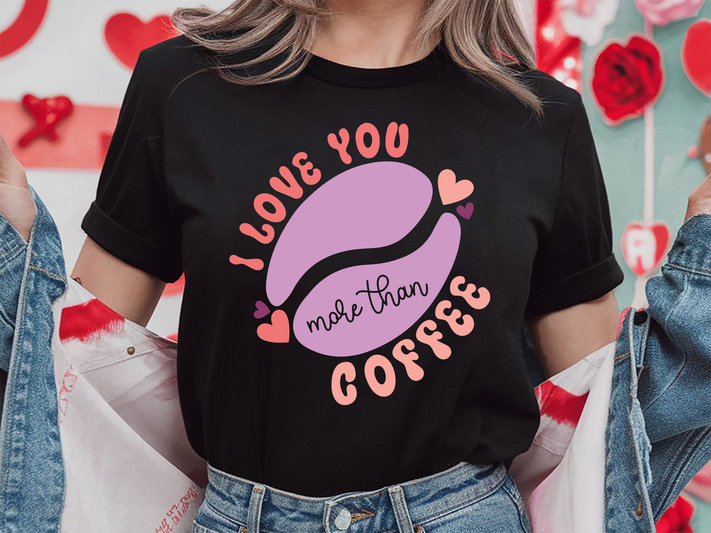 Retro Valentines SVG - I Love You More Than Coffee