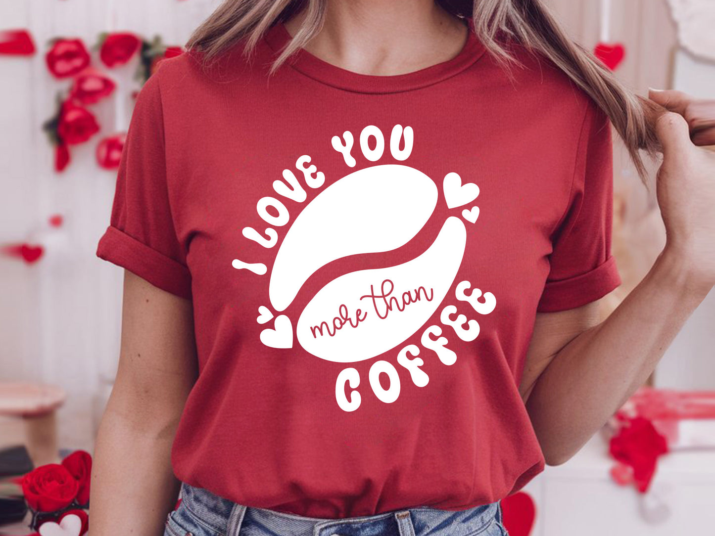 Retro Valentines SVG - I Love You More Than Coffee