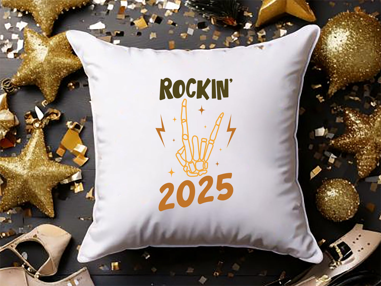 Rockin' 2025 - Funny New Years Eve SVG