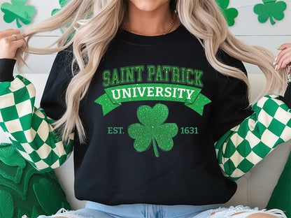 Saint Patrick University Sublimation PNG Design