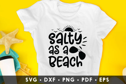 Salty As A Beach SVG File