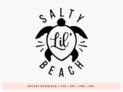 Salty Lil Beach SVG