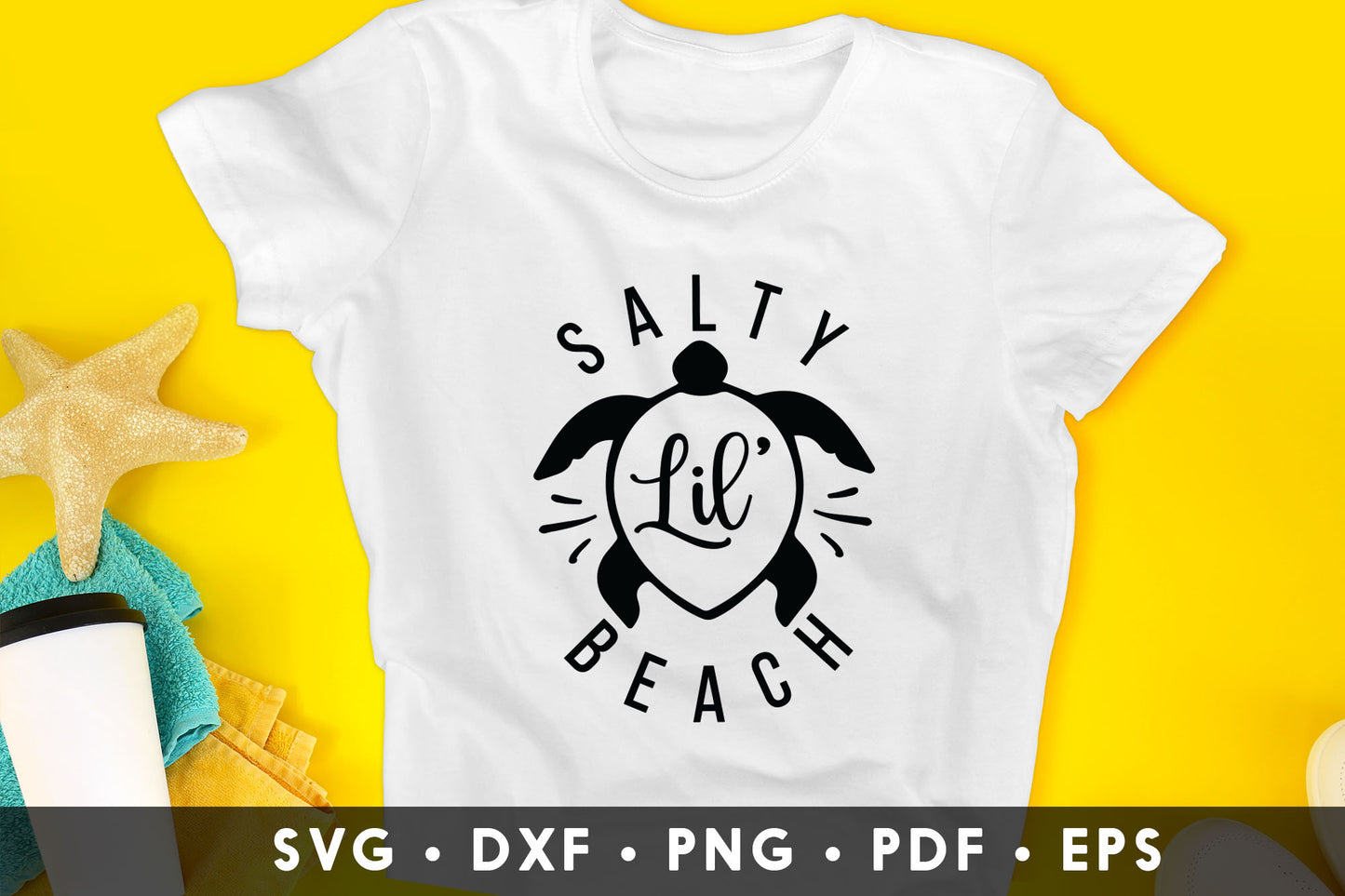 Salty Lil Beach SVG