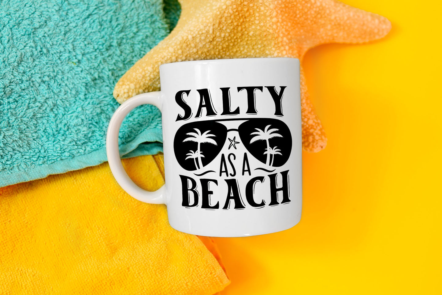 Salty as a Beach SVG Design
