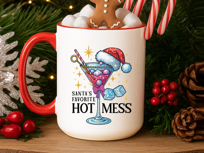 Santa's Favorite Hot Mess - Coquette Christmas Sublimation
