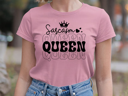 Sarcasm Queen - Funny Girl Power Design SVG