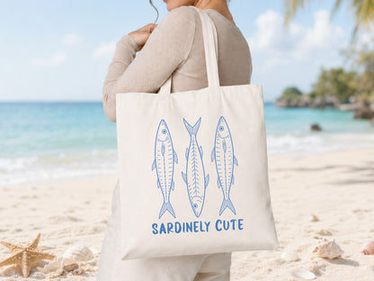 Sardinely Cute, Coastal Summer Sardine PNG Sublimation