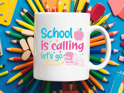 School is Calling Let's Go, Back to School SVG