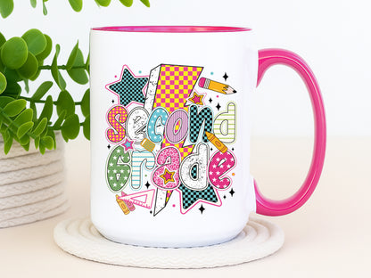Second Grade, Preppy Back to School Sublimation