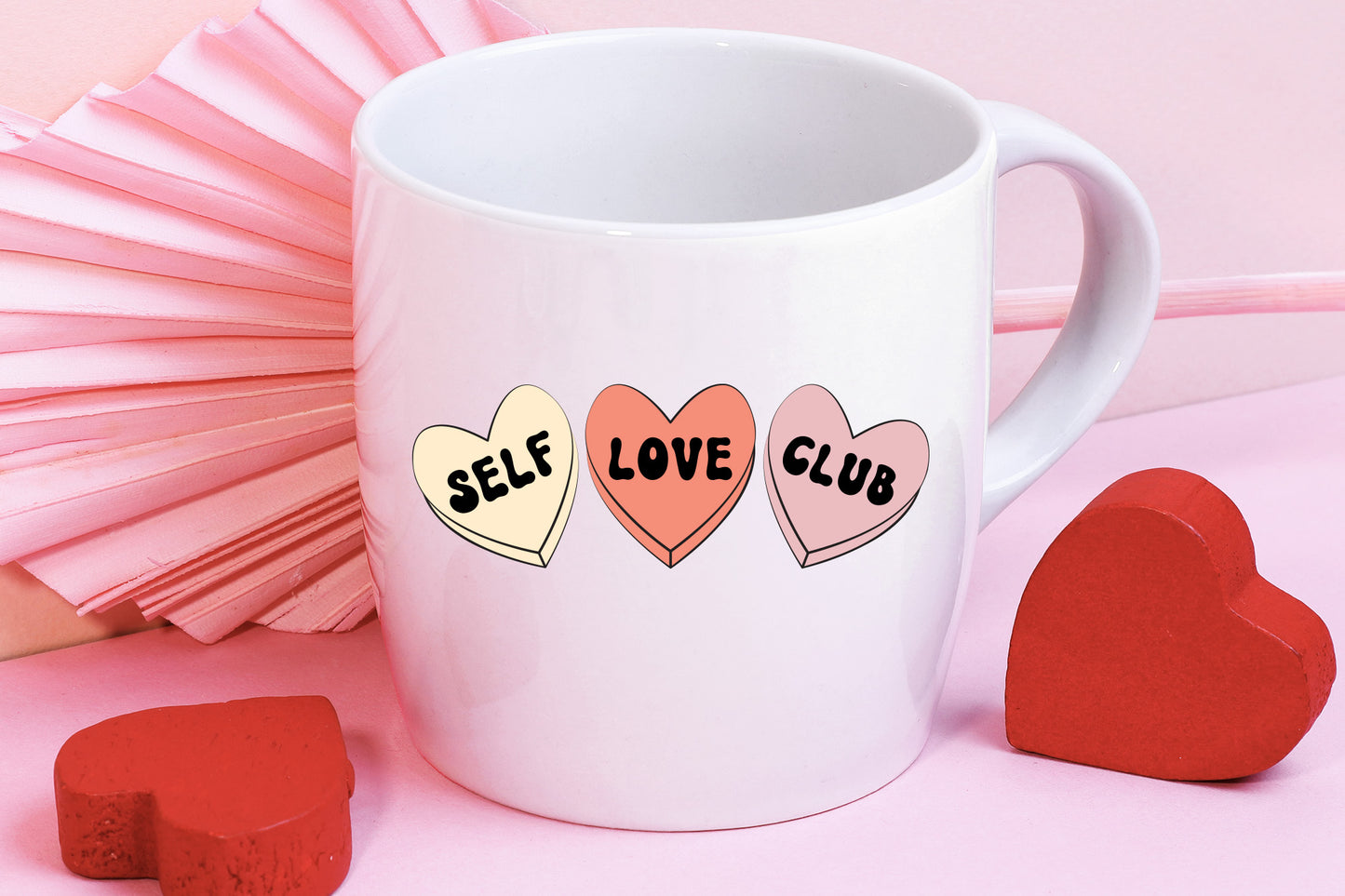 Self Love Club - Valentines Day Retro Sublimation