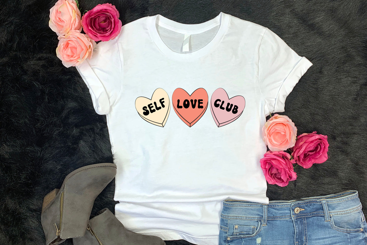 Self Love Club - Valentines Day Retro Sublimation