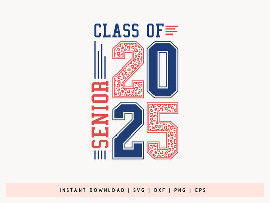 Senior Class of 2025, Cute Graduation SVG