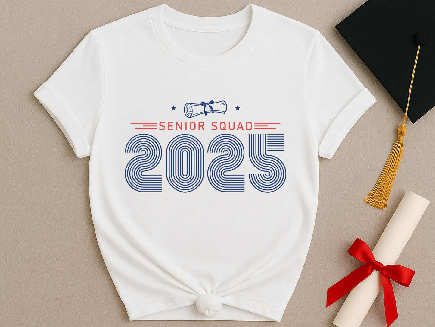 Senior Squad 2025, Graduation SVG Vector