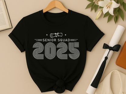 Senior Squad 2025, Graduation SVG Vector