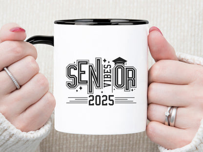 Senior Vibes 2025, Graduation SVG Cut File