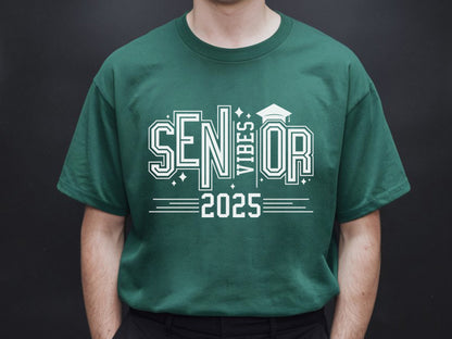 Senior Vibes 2025, Graduation SVG Cut File
