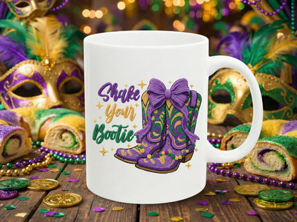Shake Your Bootie - Faux Yarn Mardi Gras PNG