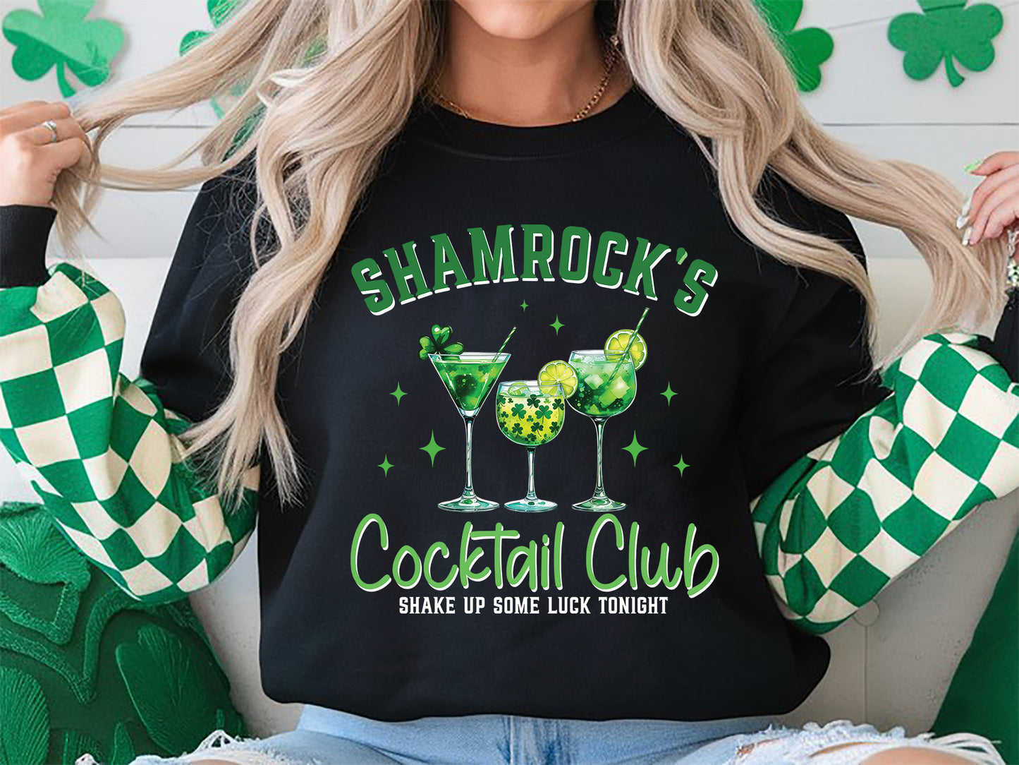 Shamrock's Cocktail Club, St. Patricks Day Sublimation