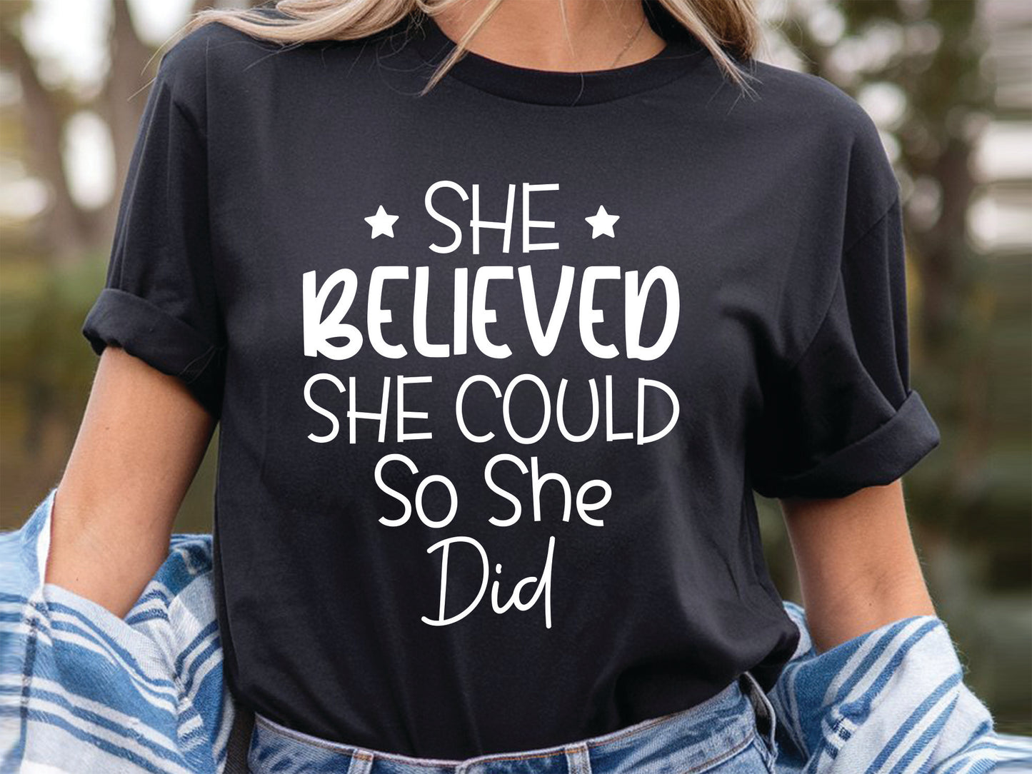 She Believed She Did So She Did - Girl Power SVG