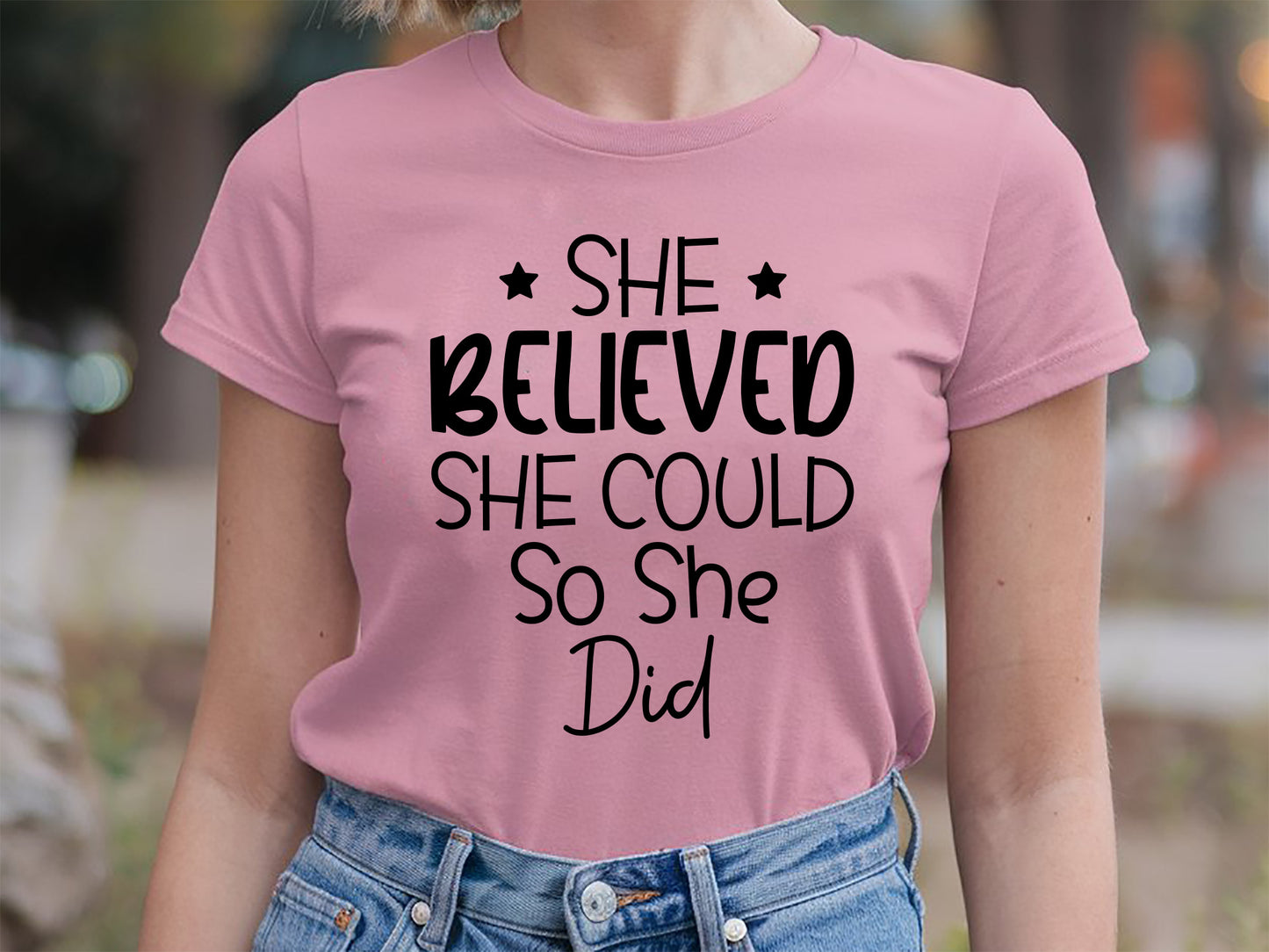 She Believed She Did So She Did - Girl Power SVG