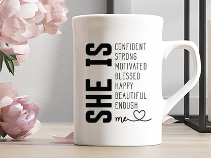 She Is Confident Strong Motivated - Black Girl Magic SVG Free