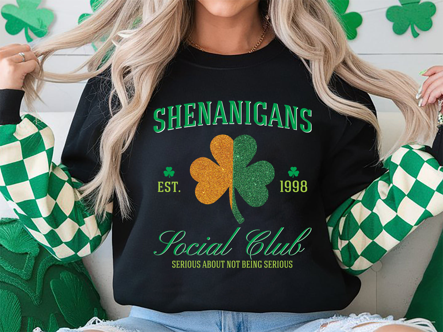 Shenanigans Social Club, St Patrick's Day Sublimation PNG