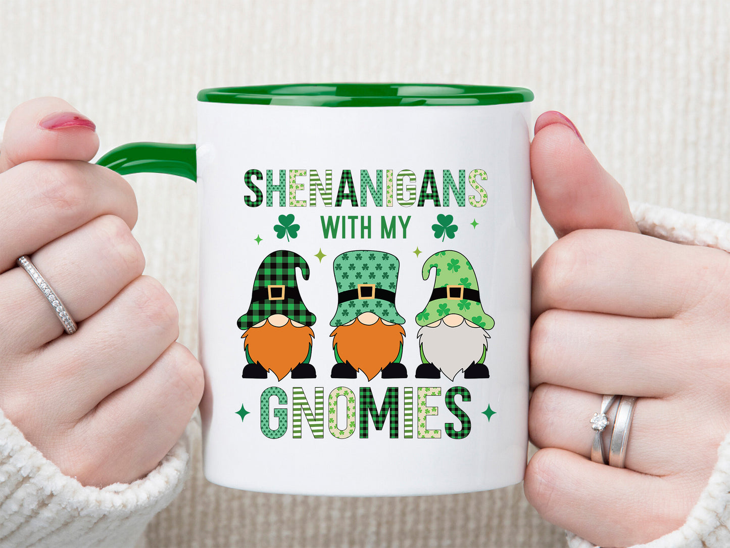 Shenanigans with My Gnomies, St. Patrick's Day Sublimation