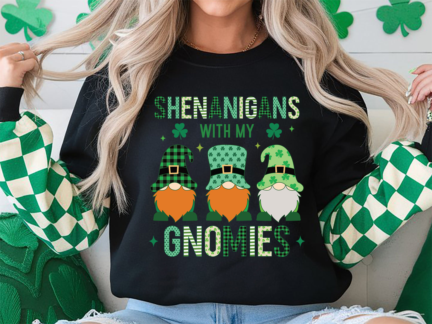 Shenanigans with My Gnomies, St. Patrick's Day Sublimation