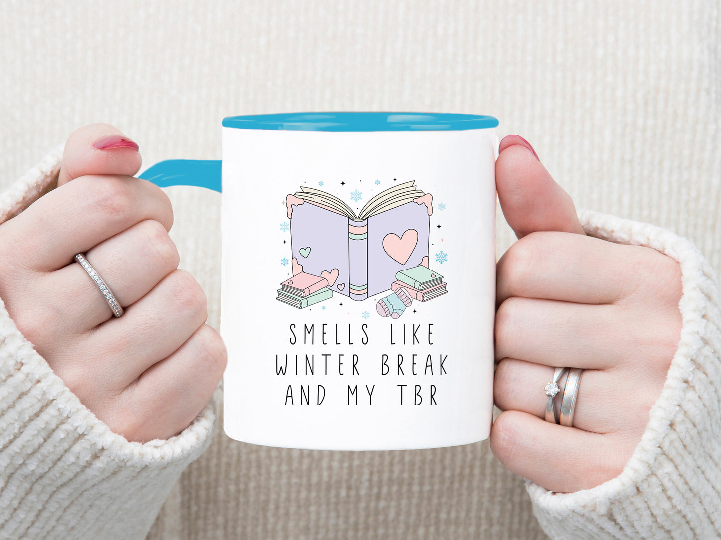Smells Like Winter Break and My TBR PNG Sublimation