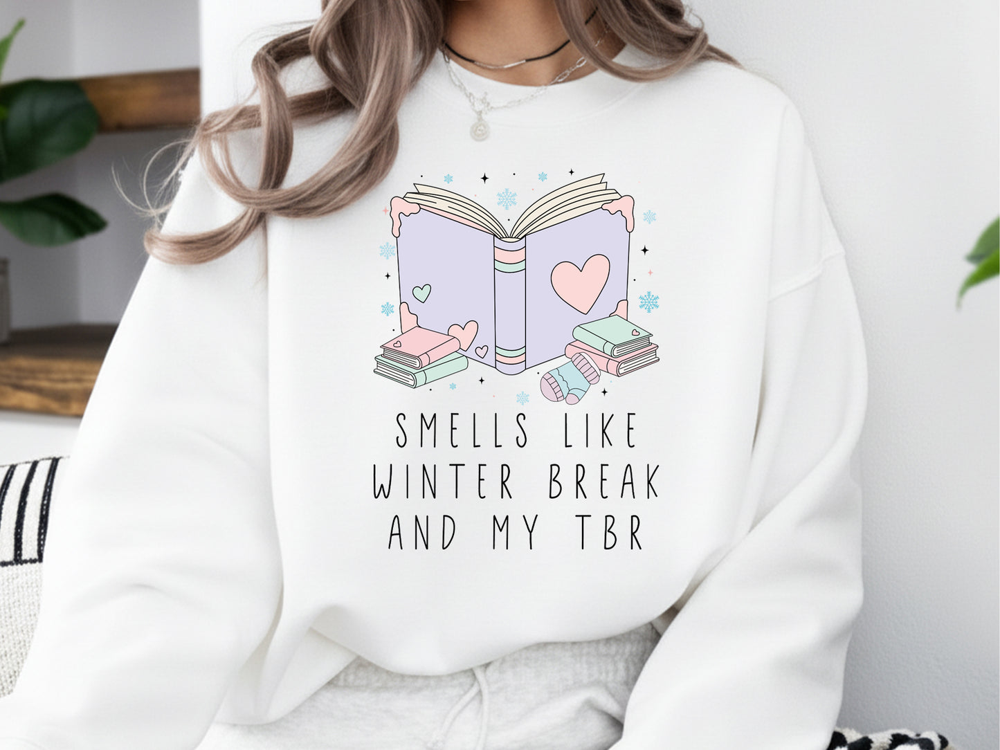 Smells Like Winter Break and My TBR PNG Sublimation