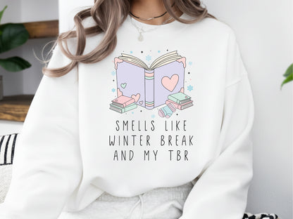 Smells Like Winter Break and My TBR PNG Sublimation