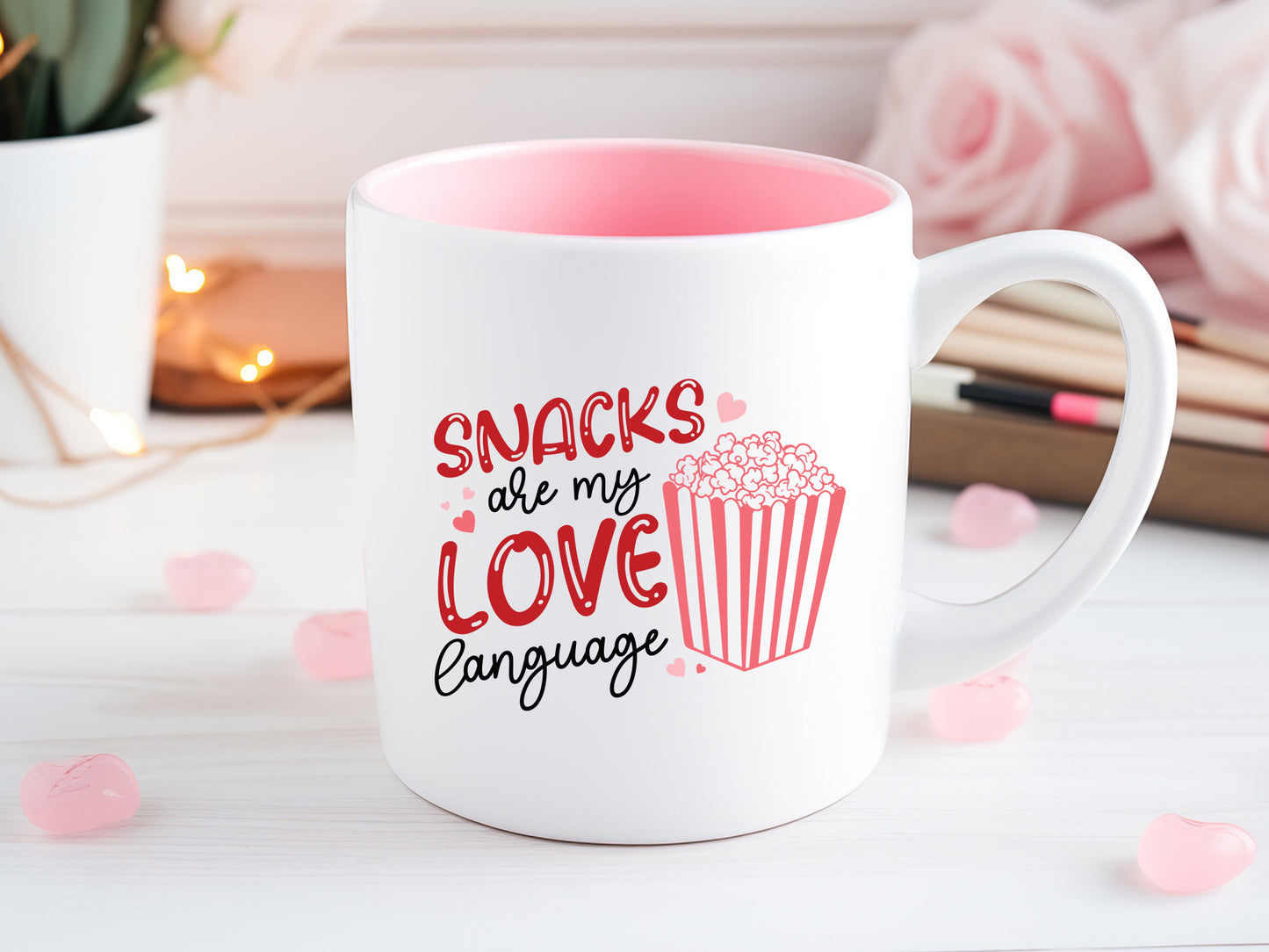 Snacks Are My Love Language - Kids Valentine SVG